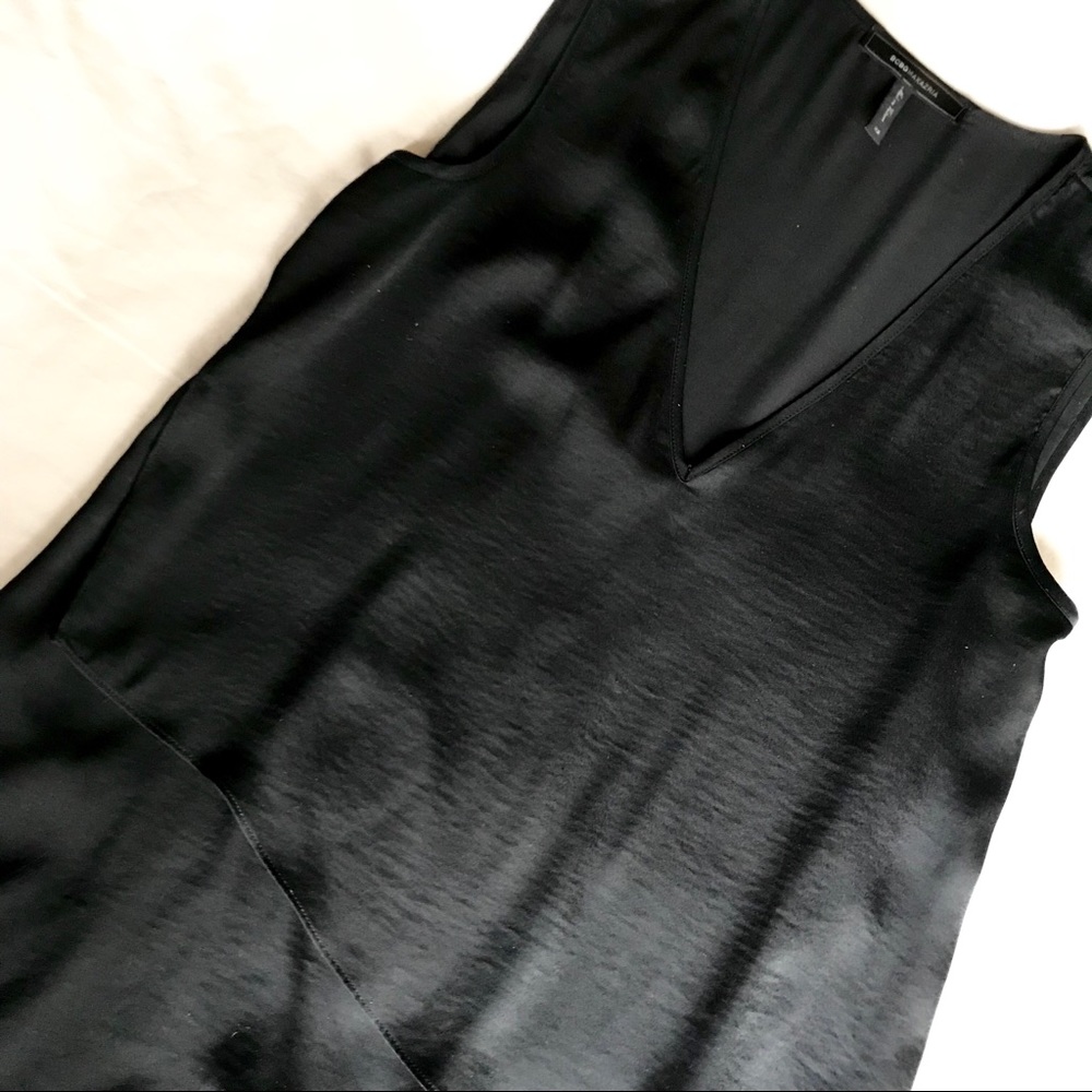 BCBG Satin Asymmetrical Tank